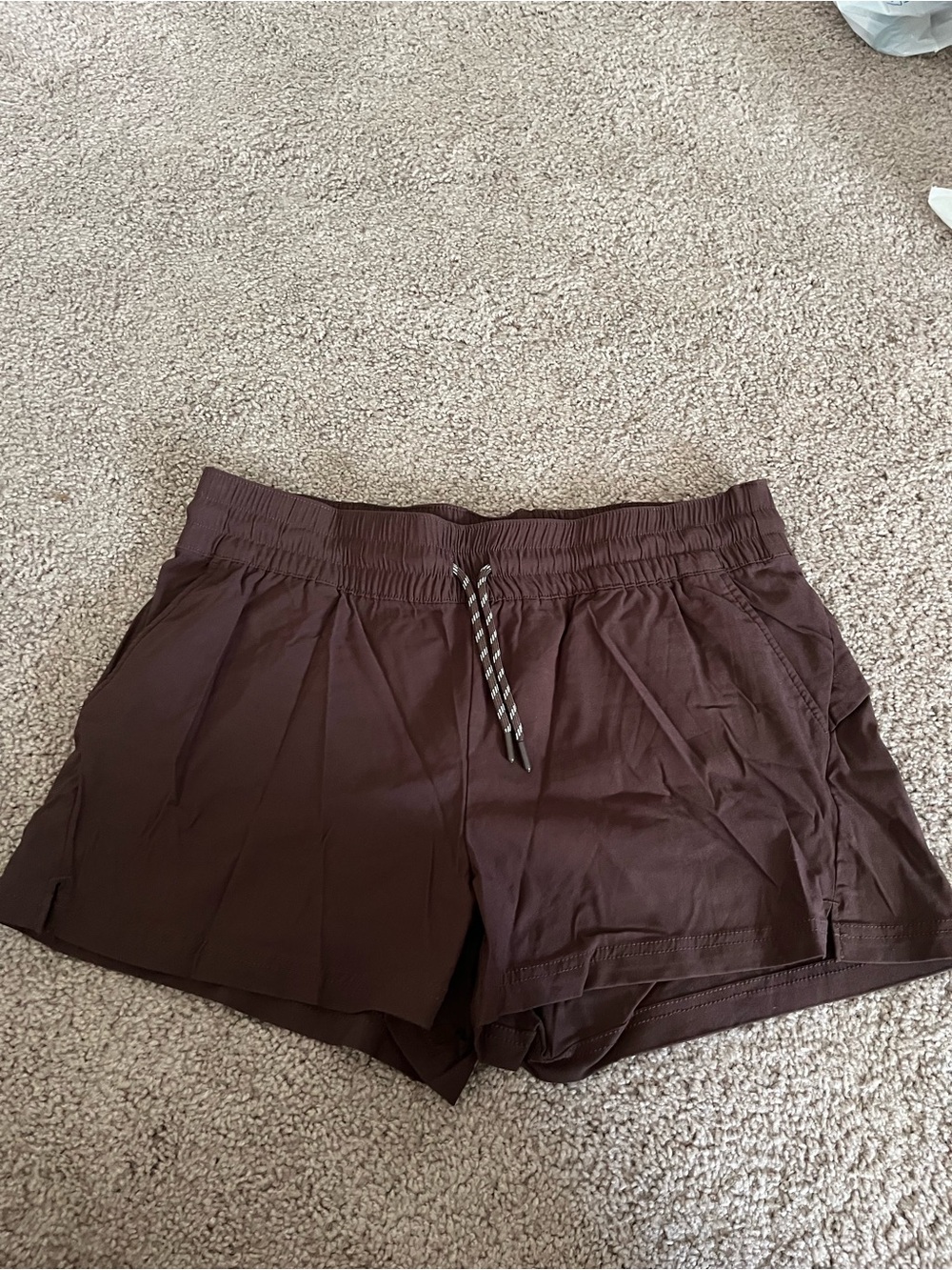 Avalanche Men's Brown Athletic Drawstring Shorts